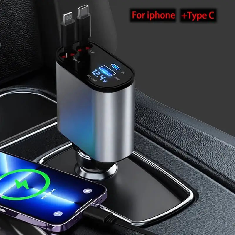 ProRoll Car Charger - Intrekbare autolader